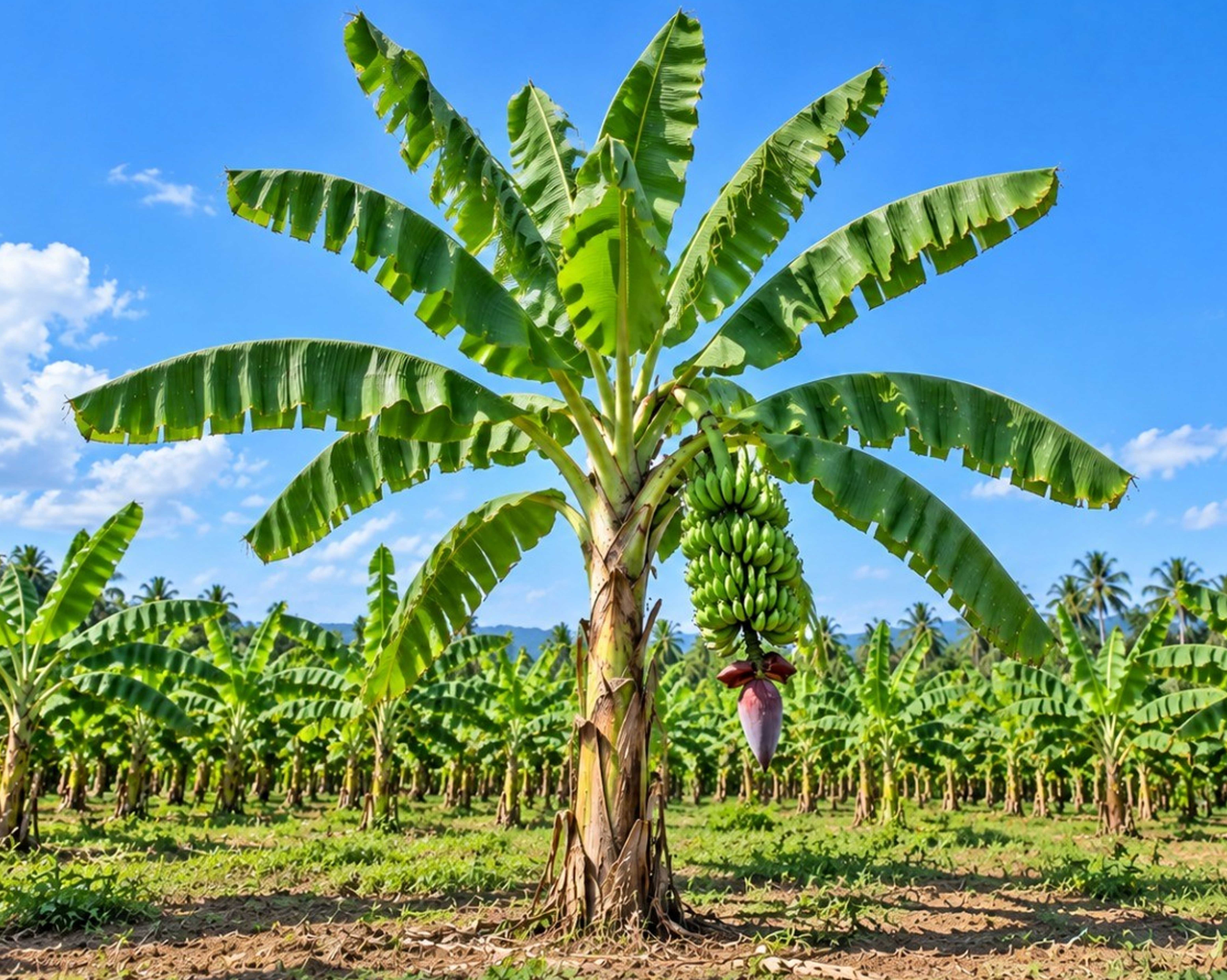 Banana cultivation, Payirsei farms in Theni